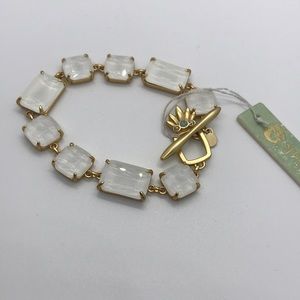 Spartina 449 Pineapple Glass Toggle Bracelet